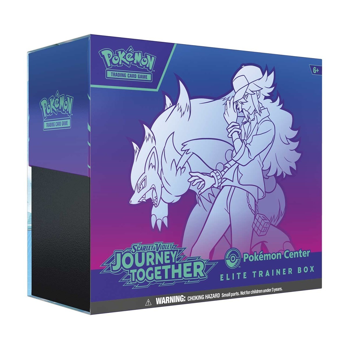 Pokémon TCG Scarlet & Violet Journey Together Pokémon Center Elite Trainer Box – 11 Booster Packs & Exclusive N's Zorua Promos