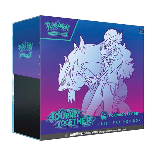 Pokémon TCG Scarlet & Violet Journey Together Pokémon Center Elite Trainer Box – 11 Booster Packs & Exclusive N's Zorua Promos