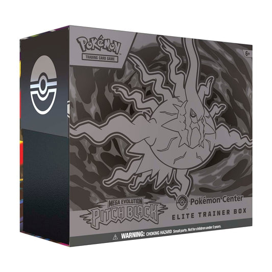 Pokémon TCG Mega Evolution: Pitch Black Pokémon Center Elite Trainer Box – 11 Booster Packs & Exclusive Promo