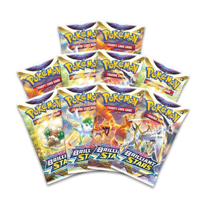 Pokémon TCG Sword & Shield Brilliant Stars Pokémon Center Elite Trainer Box – 10 Booster Packs, Arceus Deck Box & Premium Accessories